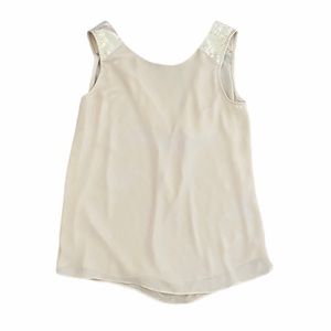 DAINTY HOOLIGAN | Beige Chiffon Cowl Back Blouse